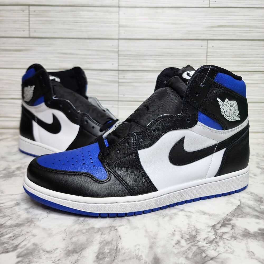 Air Jordan 1 High OG Royal Toe Sneakers Men’s 10.5 New in Box